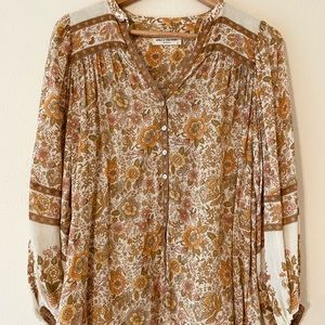 Spell and the gypsy collective Juniper cream blouse S